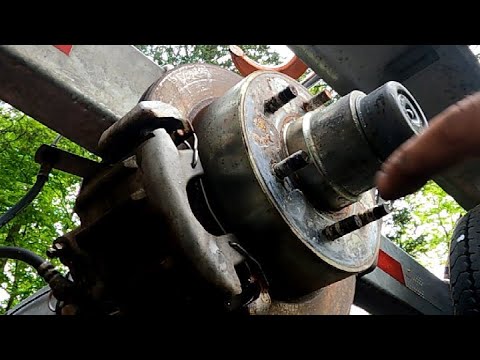 How to replace Dexter DB35 trailer brake pads