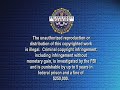 FBI Anti Piracy Warning Screen 60fps
