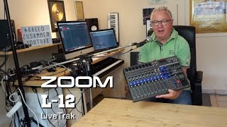Video thumbnail for Vorstellung ZOOM L-12 LiveTrak by Alois Müller