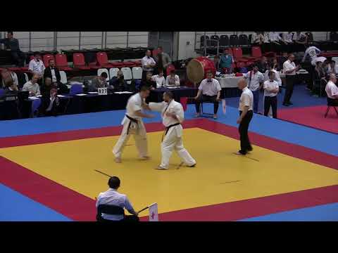 Улещенко Андрей - Махов Роман.  ЧР по кёкусин кан 2016