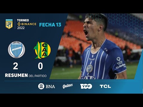 #TorneoBinance | Fecha 13 | resumen de Godoy Cruz - Aldosivi