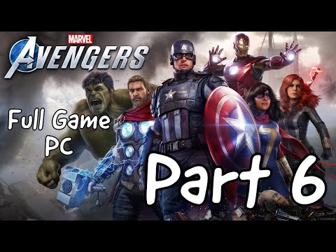 MARVEL AVENGERS Full Game PC Gameplay Part 6 - Missing Links - NICK FURY (No Commentary)
