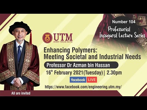 Professorial Inaugural Lecture Series #104