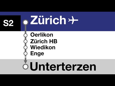 ZVV Ansagen » S2 Zürich Flughafen — Unterterzen (mit Bilten/Reichenburg/Schübelbach) | SLBahnen
