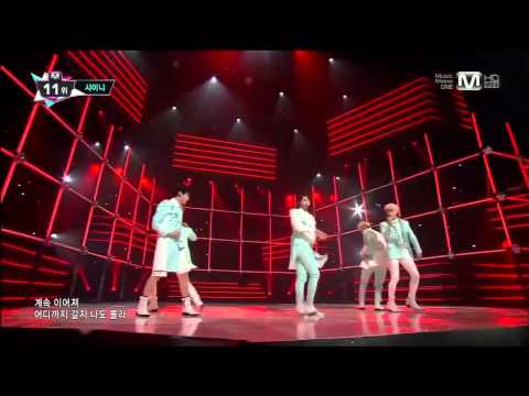 131017 SHINee - Everybody @ M! Countdown [720P]