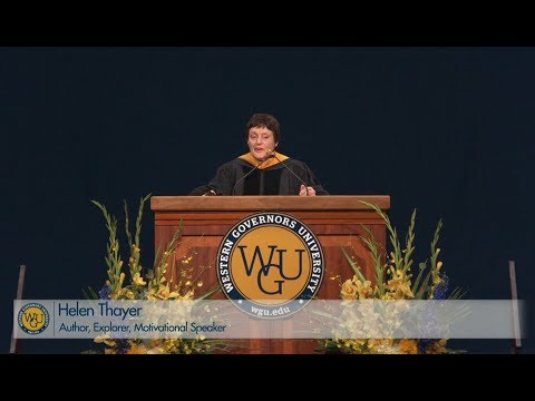 WGU 2018 Las Vegas Commencement - Bachelor's Commencement Address from Helen Thayer