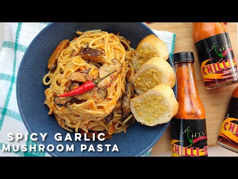 Spicy Garlic Mushroom Pasta | Easy Pasta Recipe