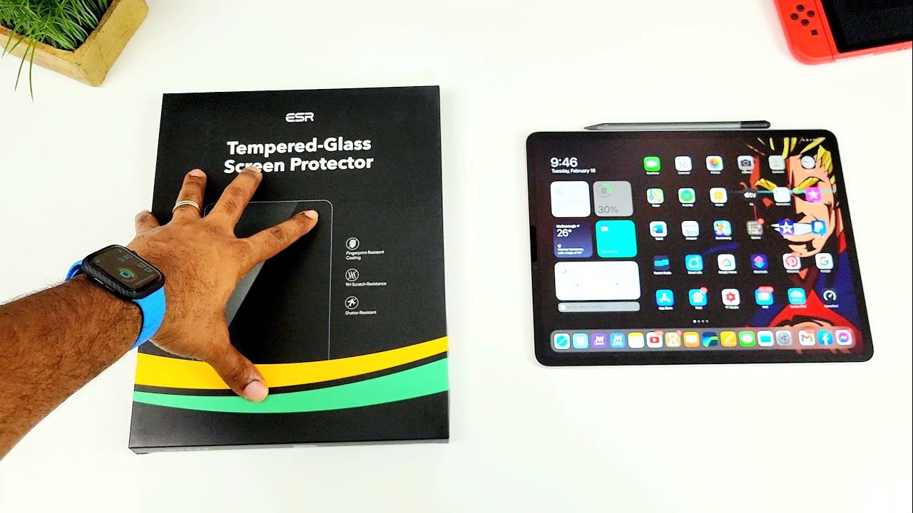 This May Be The Best iPad Pro 12.9 Tempered Glass Screen Protector...