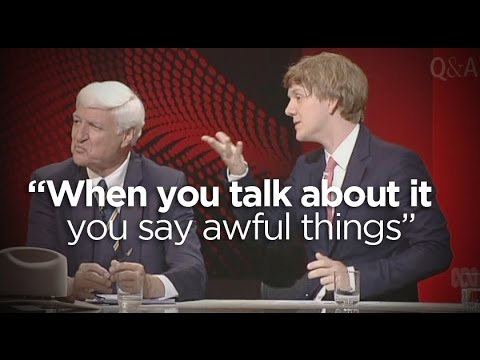Josh Thomas takes Bob Katter to task over his past comments on homosexuality