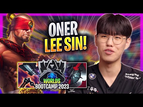 ONER SHOWTIME WITH LEE SIN! - T1 Oner Plays Lee Sin JUNGLE vs Viego! | Bootcamp 2023