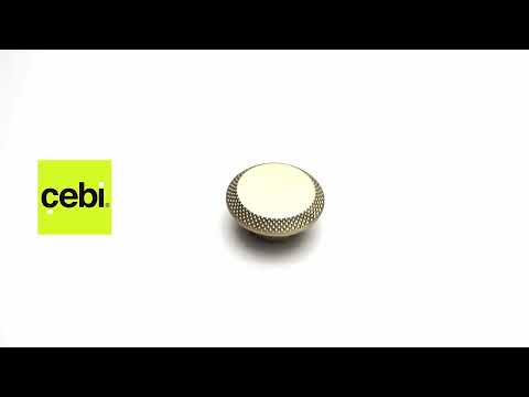 Миниатюра изображения товара Ручка для мебели Cebi A4102 002 / PC35 (матовое золото полимер)