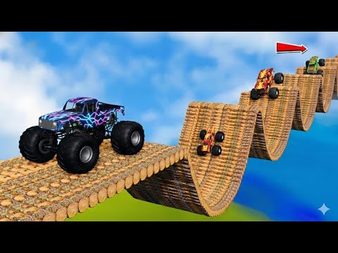  Unbelievable Monster Truck Stunt Game | Impossible Tracks & Extreme Jumps 🚛💥|| #Bhunia_Gaming