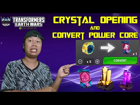 CONVERT POWER CORE AND DECEPTICON CRYSTAL - Transformers: Earth Wars