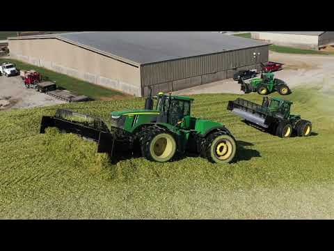 Packing 917 loads of Corn Silage in 6 days