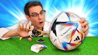 Así está hecho AL RIHLA el BALÓN del MUNDIAL QATAR 2022 | Profesional VS Entrenamiento Así está hecho AL RIHLA el BALÓN del MUNDIAL QATAR 2022 | Profesional VS Entrenamiento