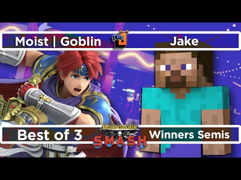 Jake (Steve) vs Moist | Goblin (Roy) Winners Semis - Boardwalk Smash #35 - SSBU