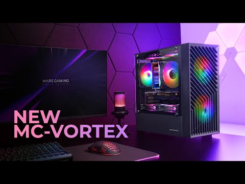 MicroATX Gaming Case MC-VORTEX: Compact Power and Dazzling Style | Mars Gaming