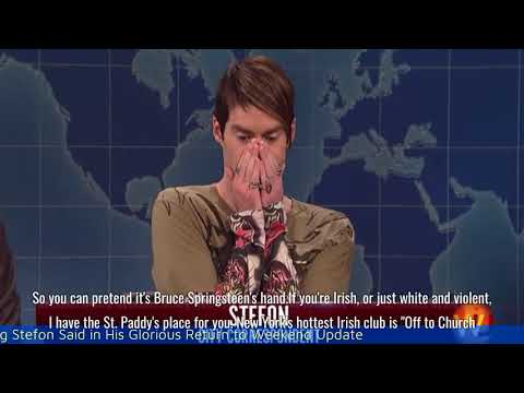 S.N.L. Everything Stefon Said in His Glorious Return to Weekend Update