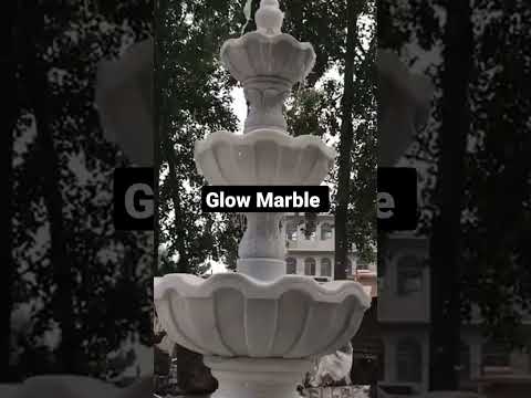 White Marble Garden Fountain