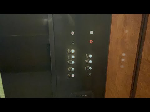 Vanity! - Otis Elevonic 411 Traction Elevators @ Bank of America Plaza Parking Garage - Atlanta, GA