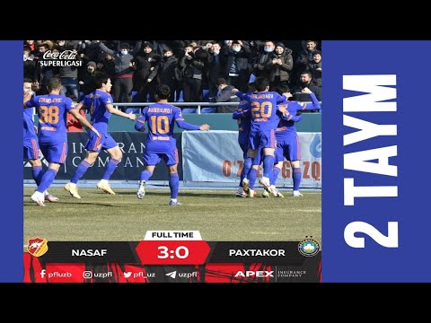 Coca Cola Superliga. 24-tur  NASAF — PAXTAKOR 3:0  1-TAYM