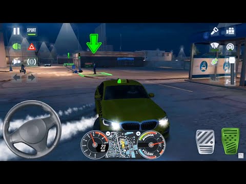 TAXI SIM 2020 - 0-100km/h BMW speed test | Gameplay Walkthrough Part 8 [Android & iOS]