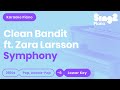 Clean Bandit, Zara Larsson - Symphony (Lower Key) Karaoke Piano