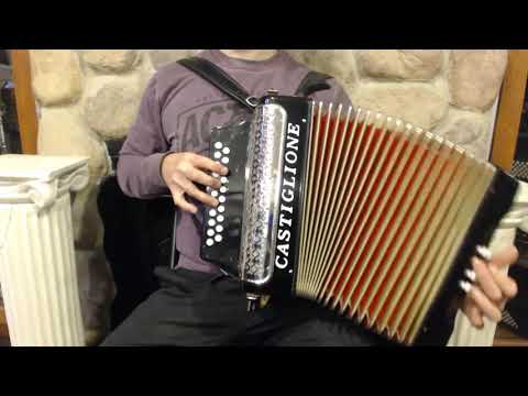 CAST1904ADB - Black Castiglione Delicia Popular 1904 Diatonic Button Accordion CF 21 8 $999