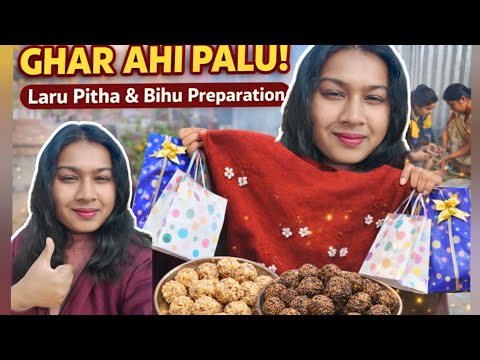 Ghar ahi palu 🤟|| Bihu r preparation start hoi gol 