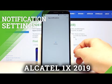 How to Manage Notifications on ALCATEL 1X (2019) – Notifications Settings