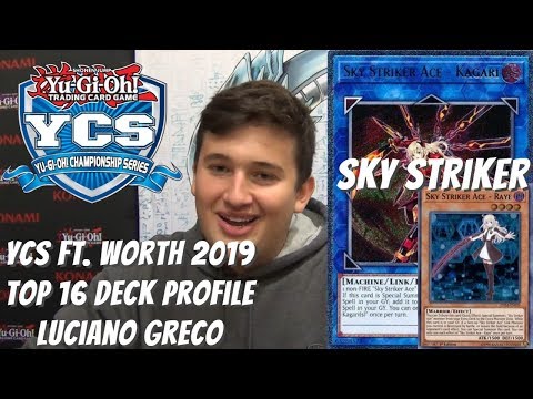 Yugioh YCS Ft. Worth Top 16 Deck Profile - Sky Striker - Luciano Greco