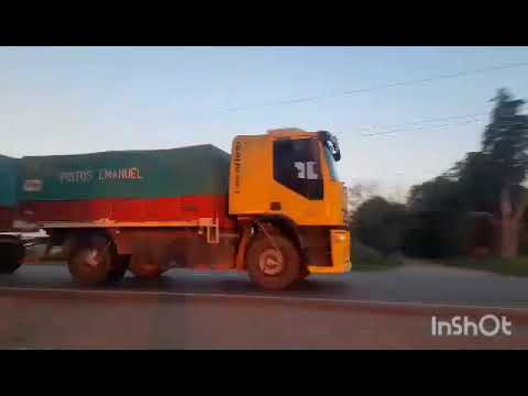 Camiones en ruta prov. 158 , San Francisco , Cordoba . video 14