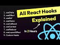 All React Hooks Explained In 2 Hours Complete React Hooks Tutorial With Example 2024