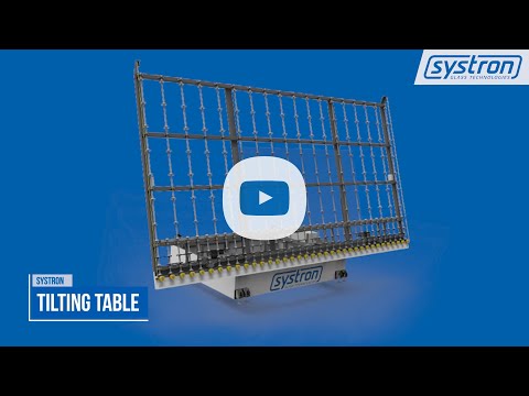 Tilting Table: Vertical to Horizontal or Vice Versa for systron Glassprocessing Centres