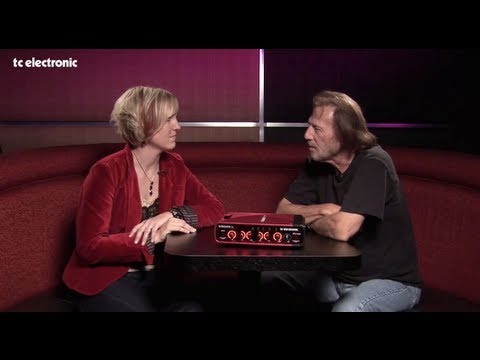 Rocco Prestia and his TC Electronic Staccato'51 bass amp