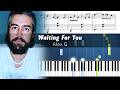 Alex G Waiting For You Piano Tutorial With Sheet Music