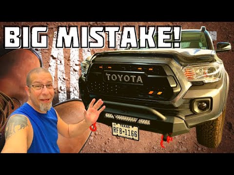 Toyota Tacoma Front Bumper Mistake I Made