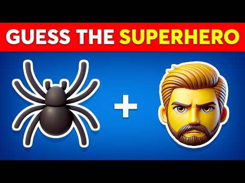 Can You Guess The Superhero By Emoji? 🕷🦸 Marvel & DC Superheroes Emoji Quiz