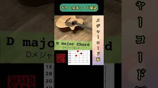 ギター基本コード７種類（メジャーコード） #アコースティックギター