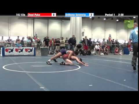 Men 74 KG / 163 lbs - Chad Pyke vs. Anthony Valencia