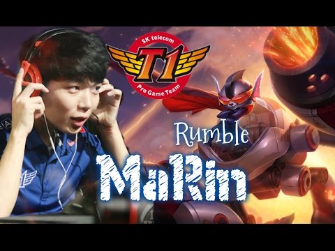SKT T1 MaRin RUMBLE Top vs Gangplank - Patch 5.20 EUW | League of Legends