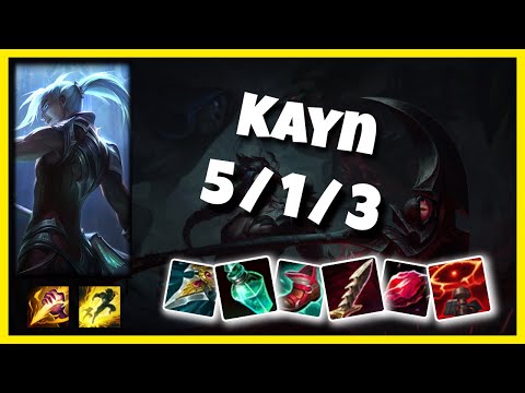 Kayn vs Graves NA Challenger JUNGLE (5/1/3) - v11.3