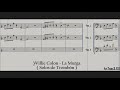 Solos de trombones Willie colon - la murga (partitura)