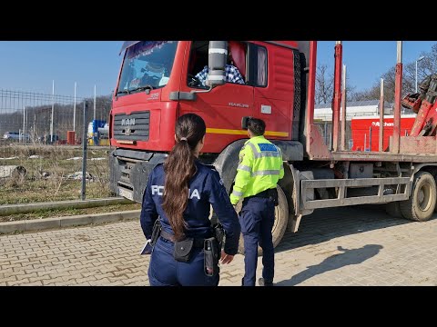 Camion confiscat cu scandal de poliția 112 ! Statul la stat la Garda Forestieră Națională !