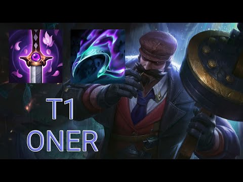T1 Oner Graves Jungle VS Lee Sin | KR GrandMaster Patch 14.2