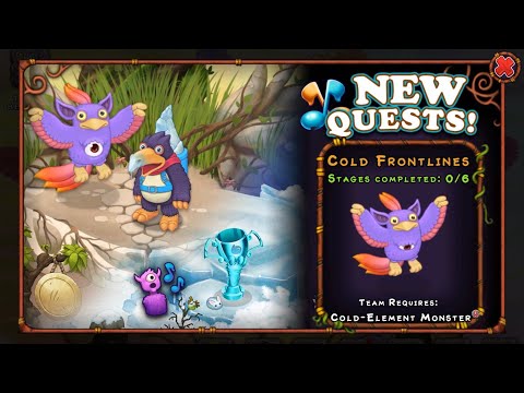 Quest #1 Cold Frontlines ... New Cold Element Quests in The Colossingum ! 👍🏼💚