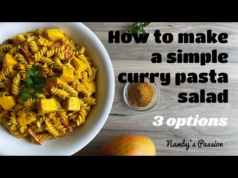 How to make a simple curry pasta salad | Namibia