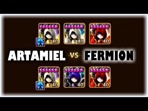 ARTAMIEL VS FERMION **Epic Guild War Battle** | Summoners War