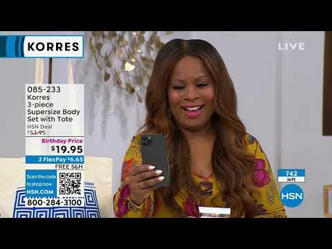 HSN | KORRES Beauty Celebration - All On Free Shipping 07.28.2023 - 03 PM