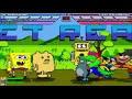Mugen Battle Spongebob Team Nicktoons Wolverine And Wubbzy Vs Leatherhead Motu Goku And Plex